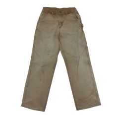 GM701 Carhartt カーハート ダックパンツ ロングパンツ 長ズボン ボトムス コットン 綿 100% ベージュ系 メンズ 30