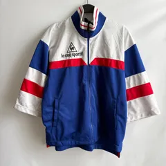 le coq sportifレトロヴィンテージ古着トラックジャケット90s青／ブルー　メンズL