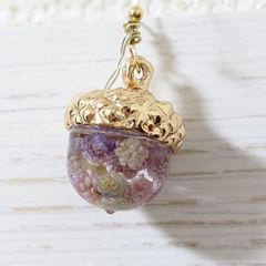どんぐりランプ【LED花】　照明　ミニチュア　シルバニア　ドールハウスにも