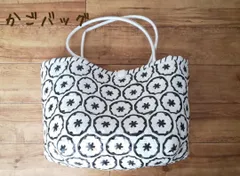 カゴバッグ 花柄 レディース 大きめ サイズ