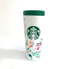 STARBUCKS  スターバックス オーシャン タンブラー  2019年 473ml ホワイト/グリーン ボトル  　240001132559