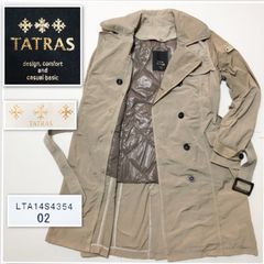 美品】 TATRAS タトラス トレンチコート ベルト付き 2号 - メルカリ