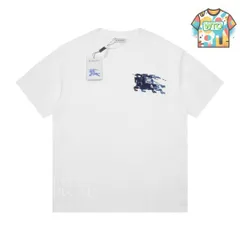 【今日WTO】BURBERRY バーバリー グラデーション 戦馬 ショートスリーブ T シャツ-EC55