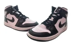 ナイキ NIKE 23年製 WMNS AIR JORDAN 1 MID ウィメンズ エア ジョーダン ミッド AJ1 白 黒 パンダ DV0991-101 メンズ靴 スニーカー ブラック 26cm 104-shoes93