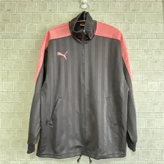 プーマ　PUMA　ジャージ　上　バックプリント　プージャ　日本製　ピンク　グレイ　ＳＳサイズ