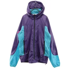 CAMP7 キャンプセブン ツートンカラー 長袖 マウンテンパーカー M パープル アウトドア レディース 古着