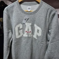 388 ) 新品 起毛 GAP オリジナル スウェット ライト ヘザー グレー s