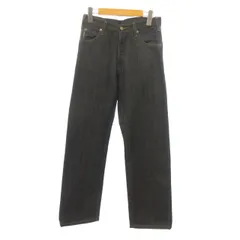 アルマーニ コレツィオーニ ARMANI COLLEZIONI ロゴ デニム ジーンズパンツ ダークインディゴブルー 青系 29 約Sのサムネイル