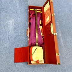 三味線 弦楽器 ハードケース付き【ジャンク】 三味線 弦楽器 ハード