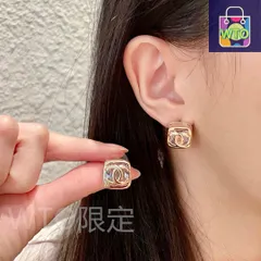 【今日WTO】Chanel ヴィンテージ アルファベットピアス 送料無料 限定セール-OF42