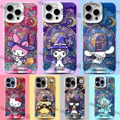 スマホケース　キティちゃん　高級感　落下防止　耐衝撃性　iPhone対応　アイフォンケース　iPhone16pro/16promax/15/14/13/12/11　可愛いケース　海外限定　新品未使用　7タイプ選択可能