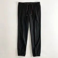 5i4 Dior HOMME ディオール オム テーパードスラックスリブパンツ 44 ブラック イタリア製 センタープリーツのサムネイル