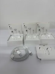 Apple 純正 EarPods イヤホン 4点 + Lightningケーブル 計5点セット 未使用