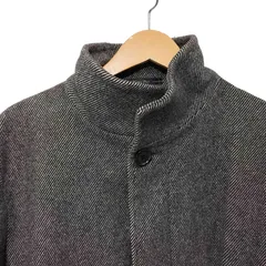 メンズビギ MENS BIGI レジメンタルストライプ ウール スタンドカラーコート メンズ JPN：L のサムネイル