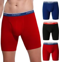 INNERSY ボクサーパンツ メンズ Mサイズ 下着 前開き 綿 抗菌防臭 吸汗速乾 大きいサイズ Mサイズ 7V R10165
