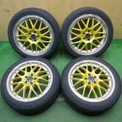 バリ溝！9分★プリウス 等 RAYS A/X ARTHUR EXCHANGE MM-X 215/45R17 トーヨー SD-7 自家塗装品 17インチ PCD100/5H★5053106HAノ