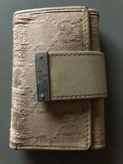 shops GUCCI(グッチ) 本革 　キーホルダー　ベージュ
