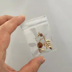 新品 ジュエリー袋 pvc 100枚入 ジュエリーポーチ 透明 パッキング ビニール チャック付き 密封 抗酸化 変色防止 アクセサリー 袋 ジップ クリア ジッパー付き袋 ミニ 小さいサイズ(5x7cm)
