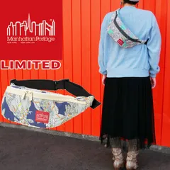 マンハッタンポーテージ Manhattan Portage リバティ ファブリック ブルックリン ブリッジ ウエストバッグ メンズ レディース MP1100-LBTY-19SS ボディバッグ ウエストポーチショルダーバッグ リミテッド 撥水加工 送料無料