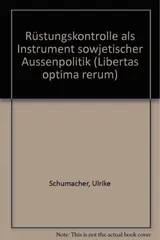Ruestungskontrolle als Instrument sowjetischer Aussenpolitik
