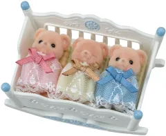 【新品】おもちゃ ビスケットクマのみつごちゃん すこやかセット 「シルバニアファミリー」