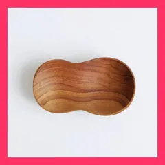 チークウッドでつくった薬味皿 2カーブ／皿 器 ッドでつくった薬味皿 2カーブ 手のひらサイズの小さな豆皿として、チー おすすめ おしゃれ　★売れ筋★　人気 8260070