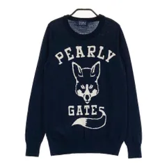 サイズ：1 PEARLY GATES パーリーゲイツ  ニットセーター ウール  ネイビー系 [240101472702] ゴルフウェア レディース ストスト