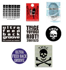 ミッシェルガンエレファント Tシャツ3枚&缶バッジステッカーセット　Lサイズ ミッシェルガンエレファント Tシャツ3枚&缶バッジステッカーセット L