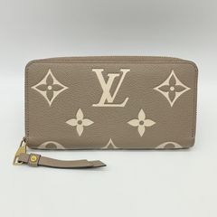 LOUIS VUITTON ルイヴィトン ジッピーウォレット M69794 トゥルトレール クレーム モノグラム アンプラント ラウンドファスナー ベージュ系 バイカラー ゴールド金具 長財布 ロングウォレット 【中古】ABランク　3_85