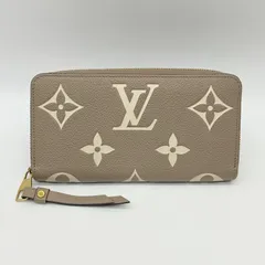 ▼LOUIS VUITTON ルイヴィトン ジッピーウォレット M69794 トゥルトレール クレーム モノグラム アンプラント ラウンドファスナー ベージュ系 バイカラー ゴールド金具 長財布 ロングウォレット 【中古】ABランク　3_85