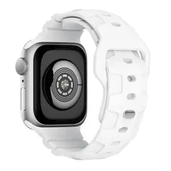 【人気商品】Ultra/8/7/se/6/5/4/3/2/1に対応 Series iWatch 防汗 通気 柔らかい シリコン製 長さ調整可能 スポーツバンド アップルウォッチベルト シリコンバンド ホワイト 交換用 42mm 44mm 45mm 49mm バ