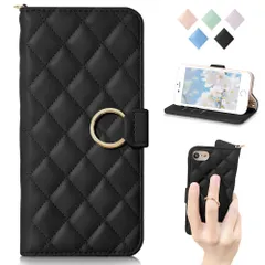 MAGICASE FOR iphoneSE 2020 ケース 手帳型 チェック柄 刺繍 かわいい iPhone SE3 第三世代 ケース iphone8 ケース 手帳型 おしゃれ 人気 カード収納 アイフォンSE3 財布型 アイホンSE2ケース 手帳型 肌触り