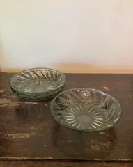 ギヤマン　大正ガラス　アンティーク　プレート　角プレート　気泡　レトロ⑨ fit=scale-down,w=1200