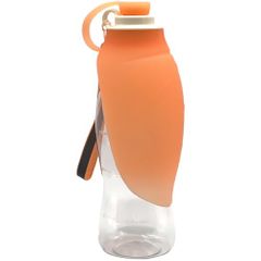 FJmark ペットウォーターボトル 給水器 犬 携帯用 水飲みボトル (ライトピンク)