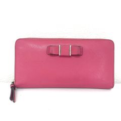 FURLA 長財布 ピンク - メルカリ