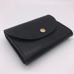 ⭐︎新春セール⭐︎  栃木レザー　ミニウォレット•財布　日本製　ブラック