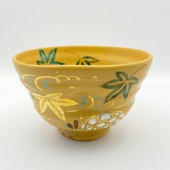 京焼 清水焼 洸春窯 蝶模様 黄色 鉢 - メルカリ