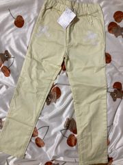 ミキハウス　新品　パンツ　120cm 女の子　ボトムス　キッズ　ズボン　リボン