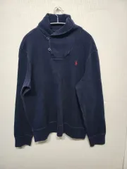 （ L ) ポロ Ralph Lauren(ラルフローレン) ショールカラー ニット セーター