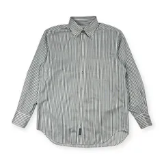 McGREGOR マックレガー ストライプ BD ボタンダウン 長袖シャツ M/グリーン系 メンズ ニチメンインフィニティ