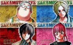 【中古】キャラカード 坂本太郎＆朝倉シン＆南雲＆陸少糖 バースデイコレクションカード2024 4枚セット 「SAKAMOTO DAYS」