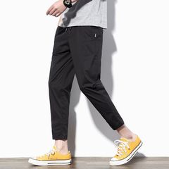 テーパードパンツ チノパン メンズ ロングパンツ カジュアルパンツ ウエストゴム ボトムス 無地 カジュアル おしゃれ メンズ服 メンズファッション サマー 夏 夏服zhenghao37