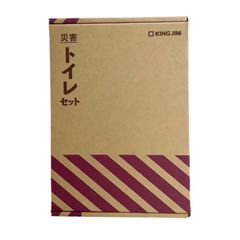 キングジム KING JIM 【災害トイレセットII TLS-300 １日５回×４日分】 非常時 キャンプ 断水 防災 携帯トイレ