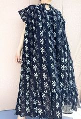 ブロックプリント ワンピース インド綿