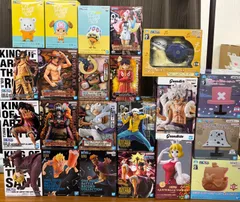 未開封　ワンピース　フィギュア　ルームライト　まとめ　計22点　プライズ　BANDAI　DXF　Grandista　GLITTER　KING OF ARTIST 他