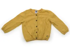  プチバトー PETIT BATEAU カーディガン 80 女の子 マスタードイエロー 子供服 ベビー服 キッズ（1346645）