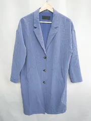 ◇ JEANASIS ジーナシス 長袖 コート サイズF ブルー レディース E  【1407020016445】