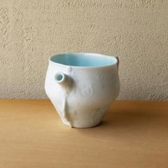 片口　青白磁 青磁 酒器 作家
