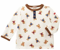 【在庫処分】SALE　mikihouse ミキハウスベア 長袖Tシャツ90cm