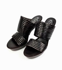 JIMMY CHOO ジミーチュウ デニム インディゴ デニム 37 レースアップ 